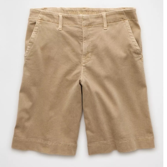 NWT American Eagle AE 11" Stretch High-Waisted Trouser Short Size US 16 - Picture 7 of 7